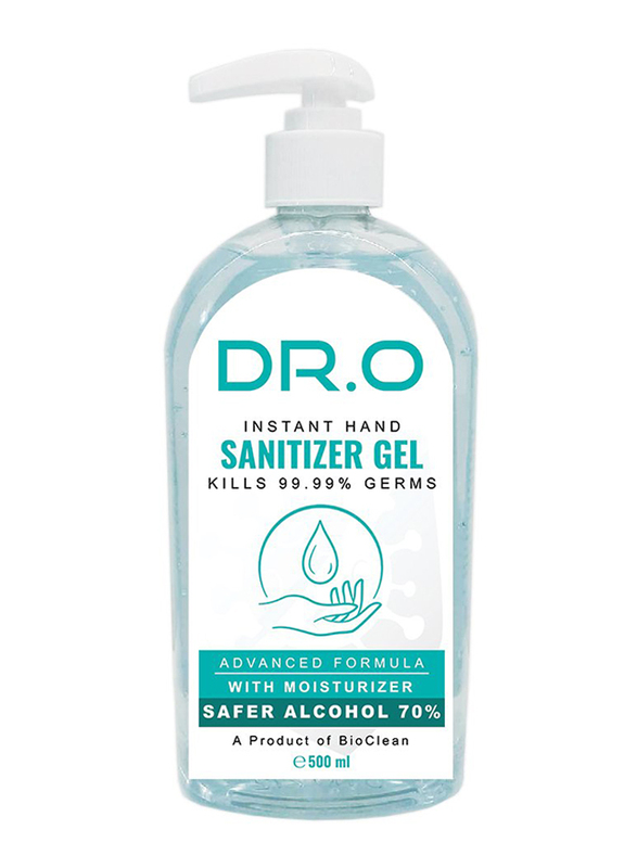 DR.O Safer Alcohol 70% Hand Sanitizer Gel, 500ml