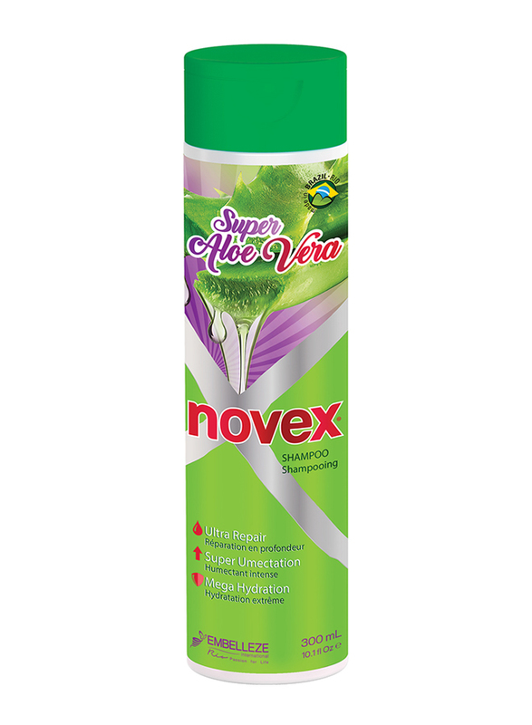 

Novex Super Aloe Vera Shampoo for All Hair Types, 300ml