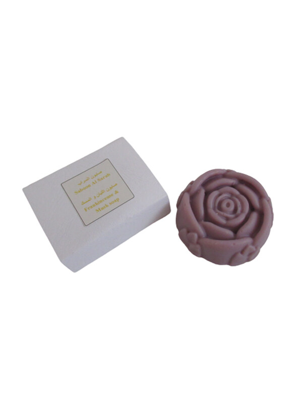 

Saboon Al Sarab Luxurious Frankincense & Musk Soap Bar, 60gm