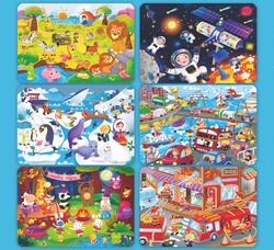 Al Ostoura Toys 60-Piece Winter Party Educational Jigsaw Puzzle