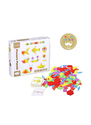 Al Ostoura Toys 154-Piece Classic Pattern Blocks Jigsaw Puzzle