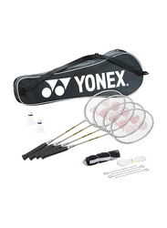 Yonex GR-303S Adult Strung Badminton Starter Set, 7 Piece, Multicolour