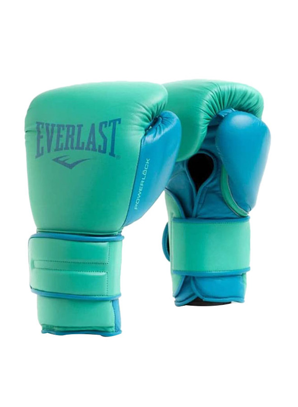 Everlast 12-oz Powerlock 2 Boxing Training Gloves, Teal
