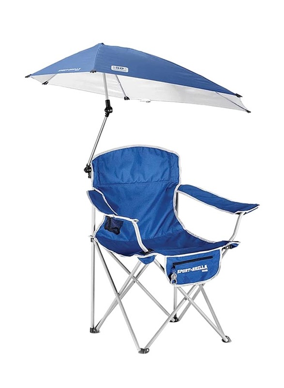 SKLZ Sport Brella Chair with Detachable Umbrella, Blue