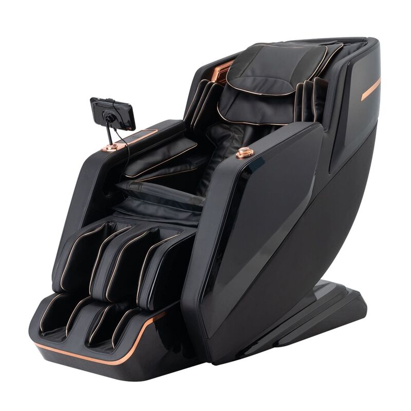 Nourest Lion Massage Chair - 4D Silicon Rollers, Zero Gravity,16 Automatic Programs, Heat, Bluetooth, Ai Technology - Full Body Recliner for Ultimate Relaxation (Black)