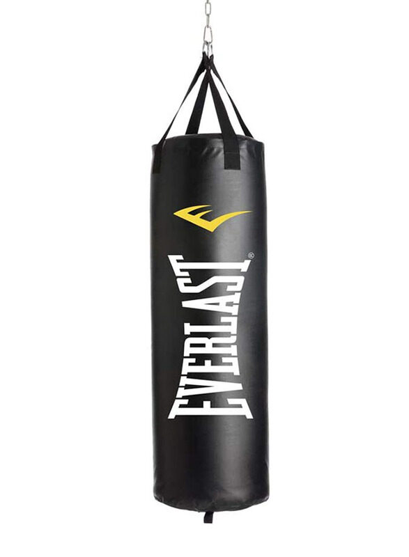 

Everlast 40 Lbs Polycanvas Punching Heavy Bag, Black/White
