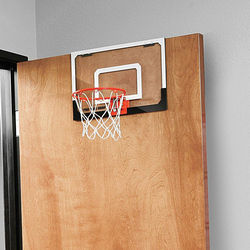 SKLZ Pro Mini Hoop Shatter Resistant Backboard, Black/White