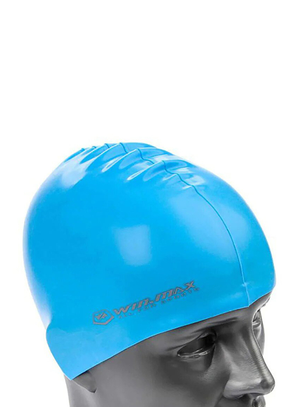 Winmax Solid Swimming Cap Adult, Blue
