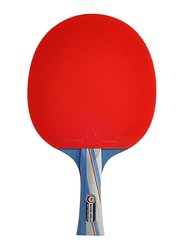 Winmax Long Handle 5 Stars Table Tennis Racket, Red