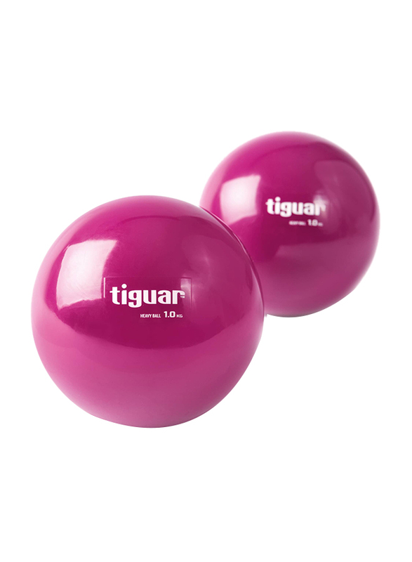 Tiguar Heavy Ball, 1 Pair, Plum