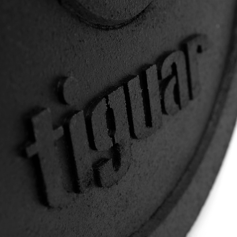Tiguar Competition Premium Bumper Weight Plate, 15Kg, Black
