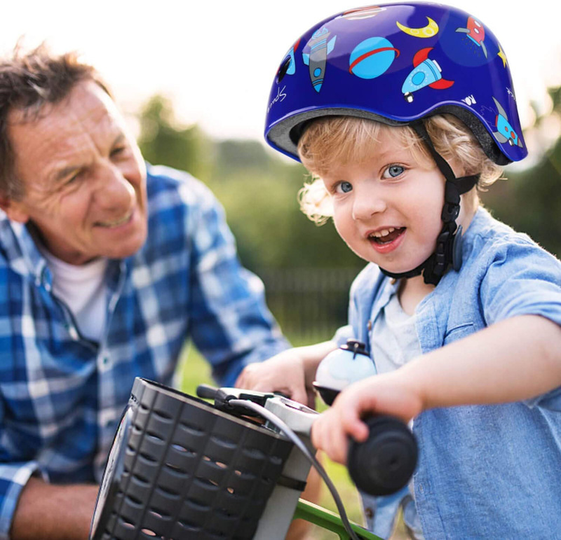 Winmax Cycling Helmet for Kids, Small, 6+ Years, Dark Blue