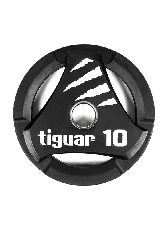 

Tiguar PU Olympic Weight Plate, 10Kg, Black