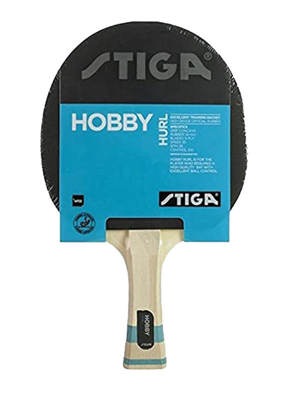 Stiga Hobby Hype Table Tennis Racket, Navy Blue