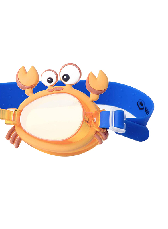 Winmax Little Tunny Kids Swimming Crab Goggles, Orange/Blue