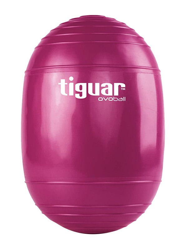 

Tiguar Ovoball Gymnastic Ball, 16.5 x 25cm, Purple
