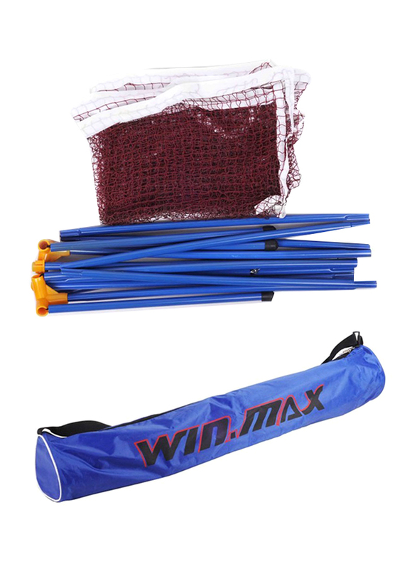 Winmax Foldable Badminton Net Set, Multicolour
