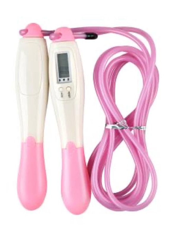 Winmax Saebo Two-Key Electronic Count Jump Rope, Pink