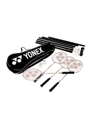 Yonex GR-303S Adult Strung Badminton Starter Set, 7 Piece, Multicolour