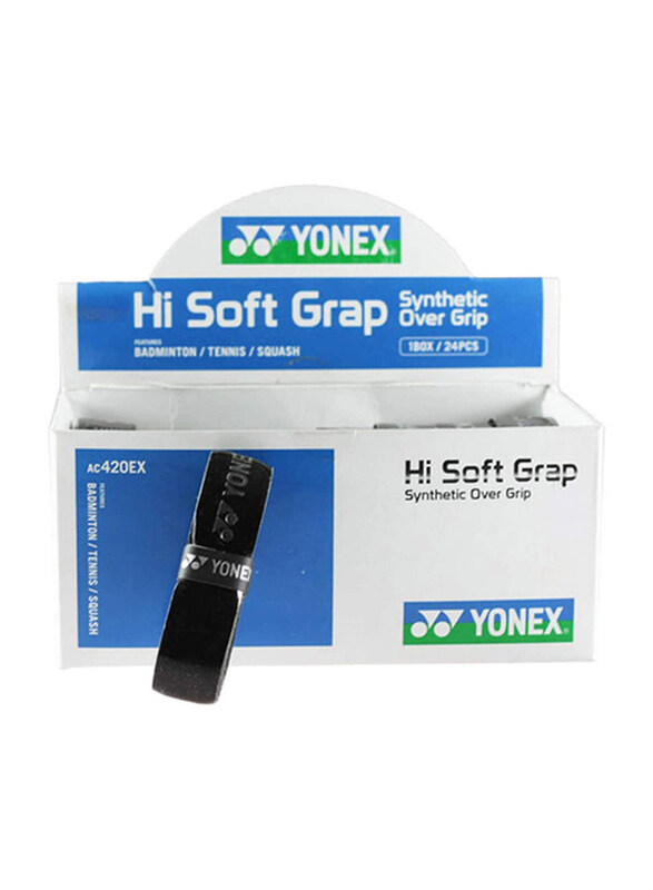 

Yonex Hi Soft Racquet Over Grip, Black