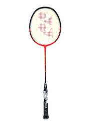 Yonex Isometric Lite 3 Adult Strung Badminton Racket, Black/Red
