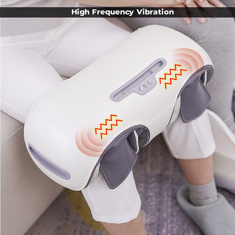 Rotai 2-in-1 Foot & Knee Massager Shiatsu Therapy Machine with Heat Deep Kneading Therapy Compression Relieve Foot & Knee Pain, White