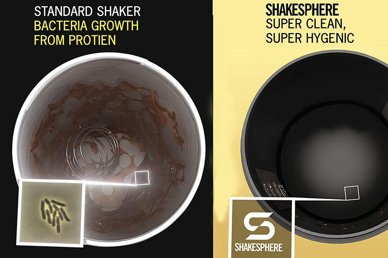 Shakesphere 700ml Protein Shaker Tumbler, Rose Gold