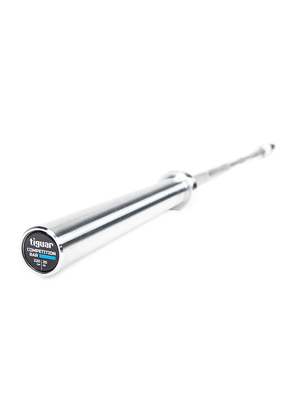 Tiguar Competition Olympic Straight Bar, 20Kg, Silver