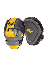 Everlast Evergel Mantis Punch Mitts Boxing Pads, Grey/Yellow