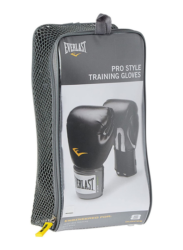 Everlast 16-oz Elite Pro Style Boxing Training Gloves, Black