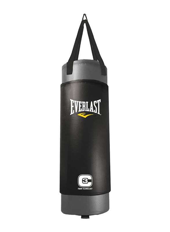 

Everlast 100 Lbs C3 Foam Heavy Punch Bag, Black/Grey