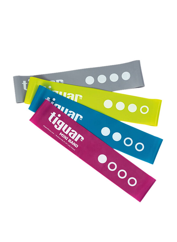 

Tiguar Resistance Mini Bands, 4 Piece, Multicolour