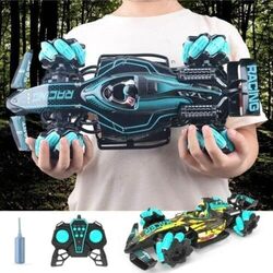 Jinou Remote Control Car  Made with Premium Quality plastic with high power 4WD Dual Motor  Kids toys Car with Remote Control and Smart Watch Gesture Control with Finger