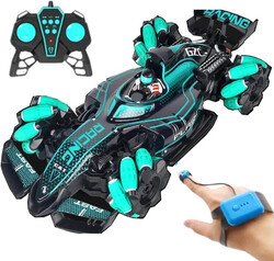 Jinou Remote Control Car  Made with Premium Quality plastic with high power 4WD Dual Motor  Kids toys Car with Remote Control and Smart Watch Gesture Control with Finger