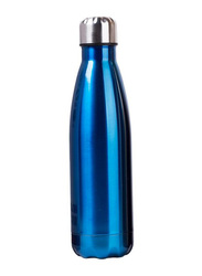 Marzo 500ml Stainless Steel Insulated Water Bottle, MCM-9113, Blue/Silver