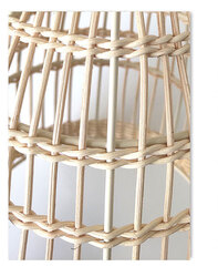 Hand Woven Rattan Cage Pendant Light Cover With Aesthetic Design1 Cage