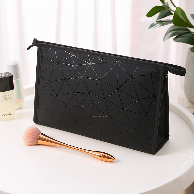 Travel Makeup Cosmetics Pouch Multifunctional Portable Toiletry Organizer Storage Bag (21*7*14 cm)