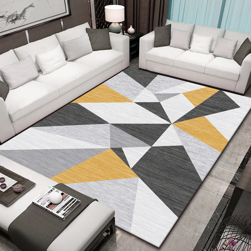 Non Slip Modern Large Area Rug Floor Carpet Made With High Quality Crystal Velvet With Light Luxury Material With Beautiful Print And Soft Handfeel Size 140*200CM