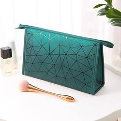 Travel Makeup Cosmetics Pouch Multifunctional Portable Toiletry Organizer Storage Bag (21*7*14 cm)