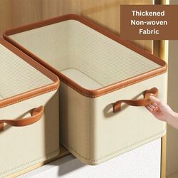 Household Foldable Clothes Storage Boxes Underwear Closet Organizer Wardrobe Drawer 40*25*20CM (25L)