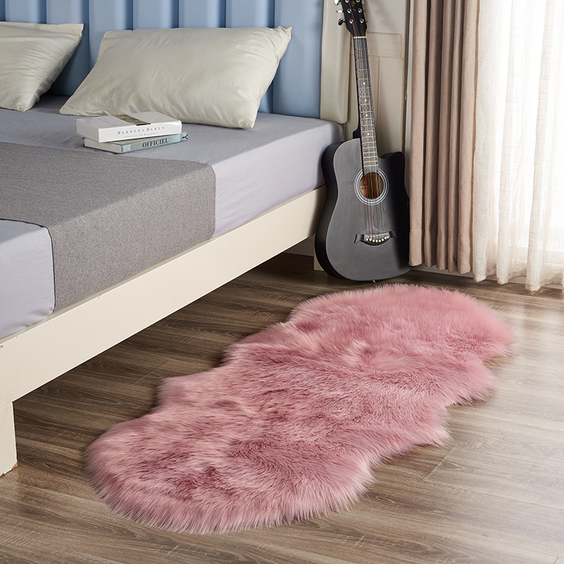 Mei Lifestyle Super Soft Rabbit Fur Living Room Carpet Can Be Use As Area Rug Also With Anti Slip Bottom (Size 60X150CM)