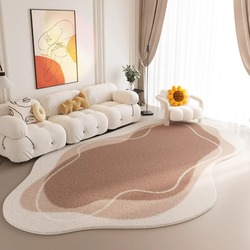 Modern Crystal Velvet Anti Slip Carpet For Living Room and Bedroom With Soft and Stain Resistant Material (120*160)