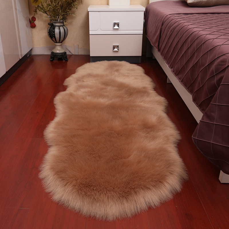 Mei Lifestyle Super Soft Rabbit Fur Living Room Carpet Can Be Use As Area Rug Also With Anti Slip Bottom (Size 60X150CM)