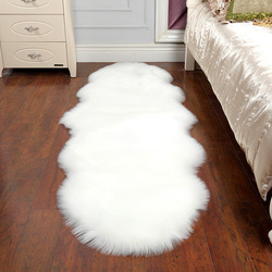 Mei Lifestyle Super Soft Rabbit Fur Living Room Carpet Can Be Use As Area Rug Also With Anti Slip Bottom (Size 60X150CM)