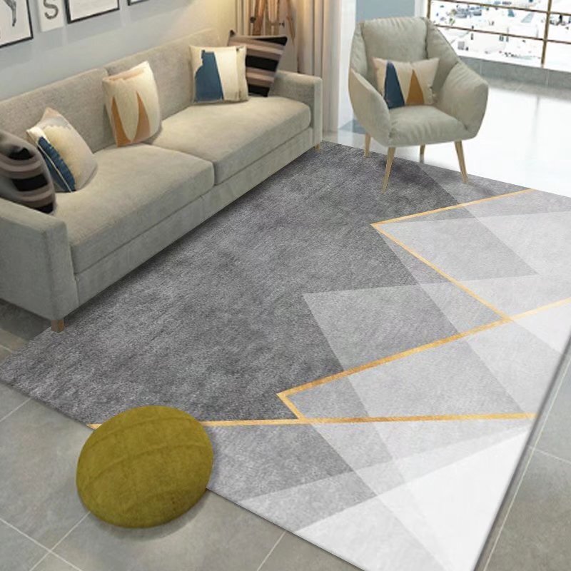 Non Slip Modern Large Area Rug Floor Carpet Made With High Quality Crystal Velvet With Light Luxury Material With Beautiful Print And Soft Handfeel Size 140*200CM