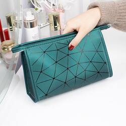 Travel Makeup Cosmetics Pouch Multifunctional Portable Toiletry Organizer Storage Bag (21*7*14 cm)