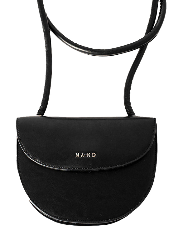 NA-KD Knot Shoulder Bag for Women, Black