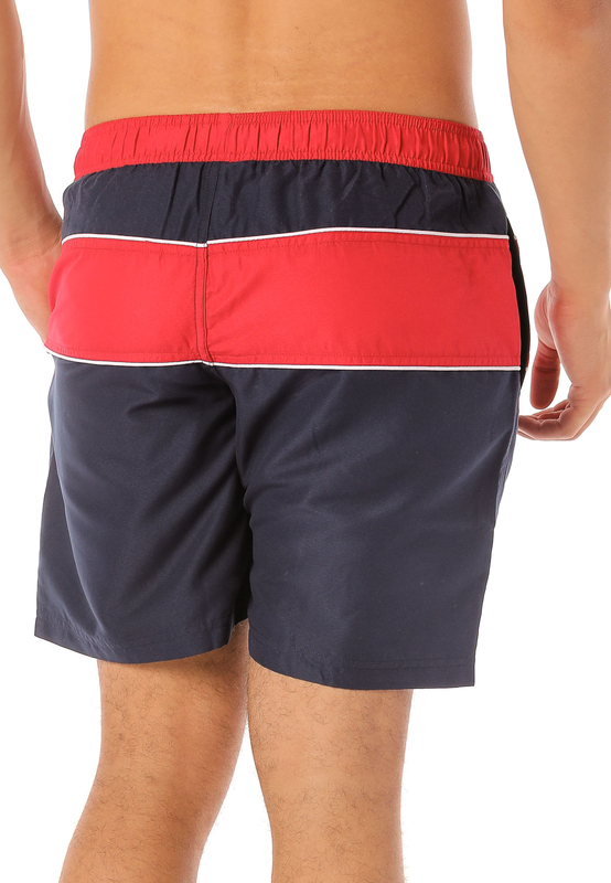 Scipo Globe Drawstring Shorts for Men, Triple Extra Large, Red