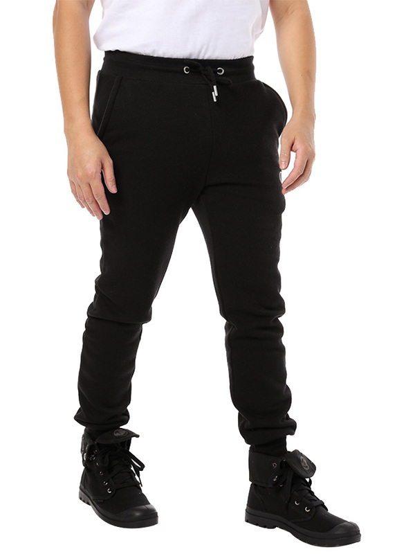 Criminal Damage Eco Joggers for Men, Medium, Black