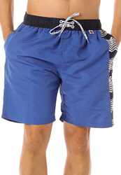 Scipo Sails Drawstring Shorts for Men, Large, Blue